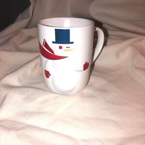 Starbucks 2012 EUC SNOWMAN Bunny Ceramic Coffee Mug